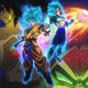 Parte del póster de la película Dragon Ball Super: Broly.